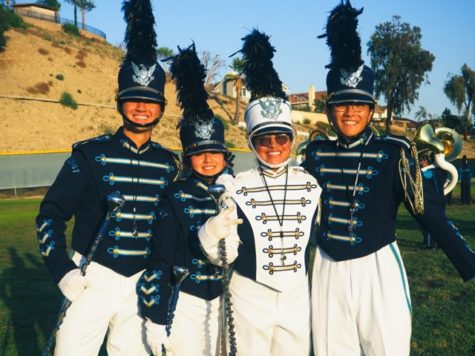 Marching band chooses new drum majors