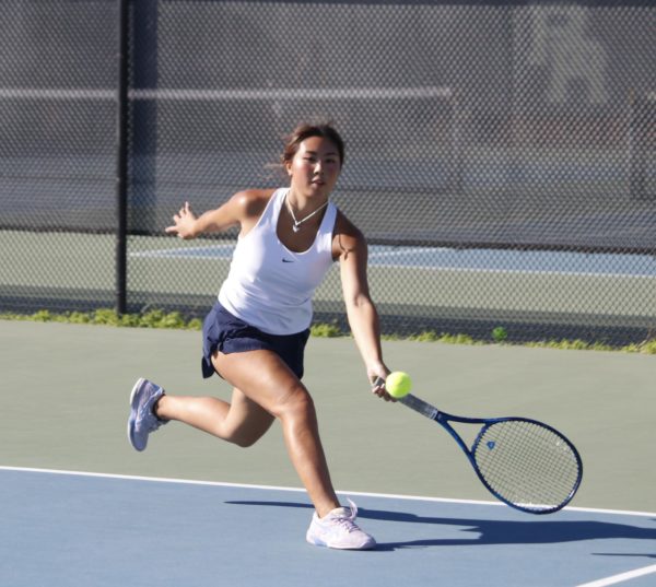 Navigation to Story: Varsity girls tennis emerges victorious over Rowland