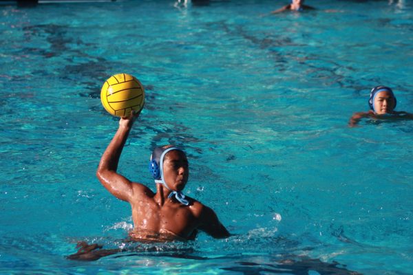 Navigation to Story: Varsity boys water polo comes out on top against Diamond Bar during senior night