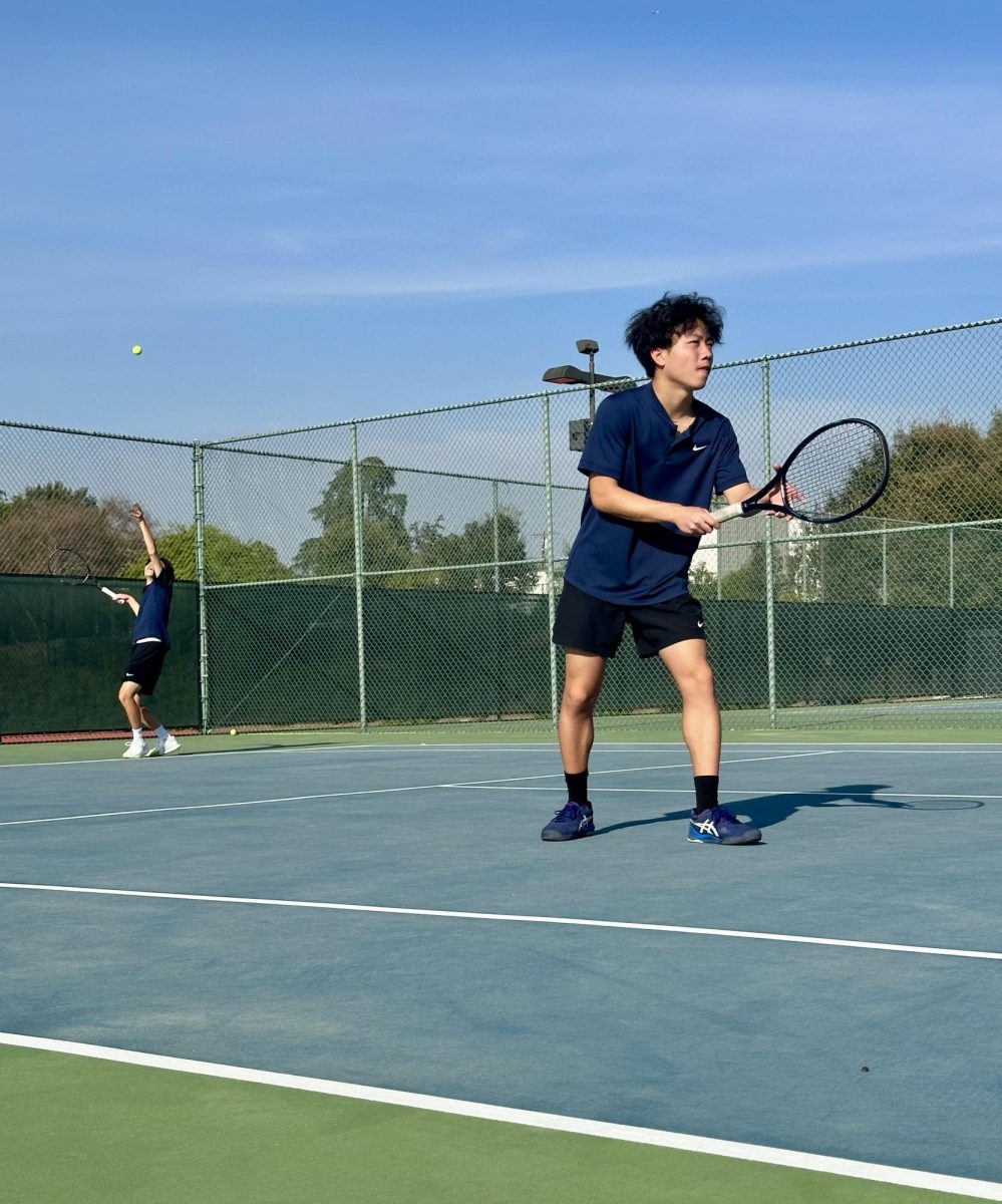 Sophomore Timmothy Chen (right) and senior Scott Chen (left) play against South Hills, but questions arise about their eligibility as independent study athletes.