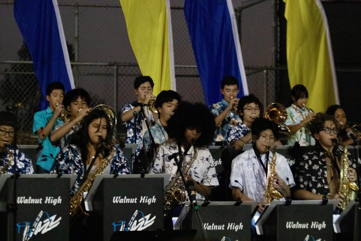 Intermediate and Advanced Jazz Bands perform at the annual Jazz BBQ on Friday, Oct. 18. 