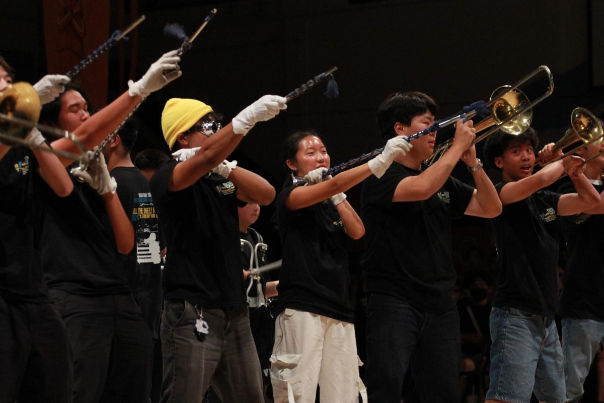 Blue Thunder Marching Band performs their iconic "Trombone Chaos".  