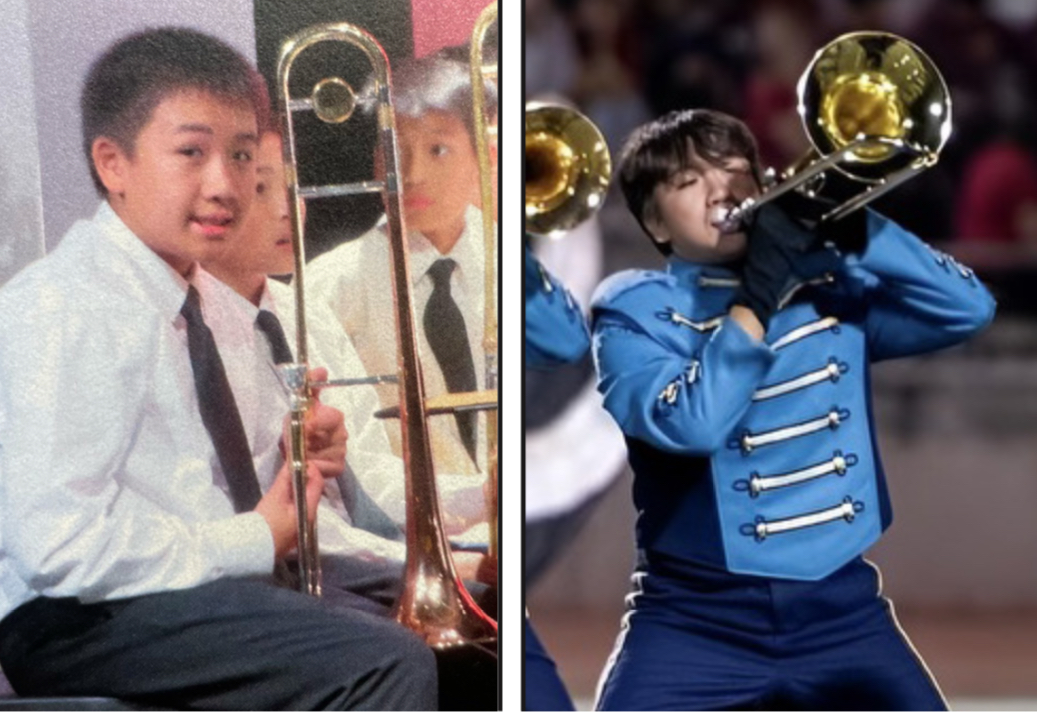 Making bass-ic changes | Eight years ago, senior Dylan Thai started playing the bass trombone. Currently, Thai can be seen performing at a home football game. 