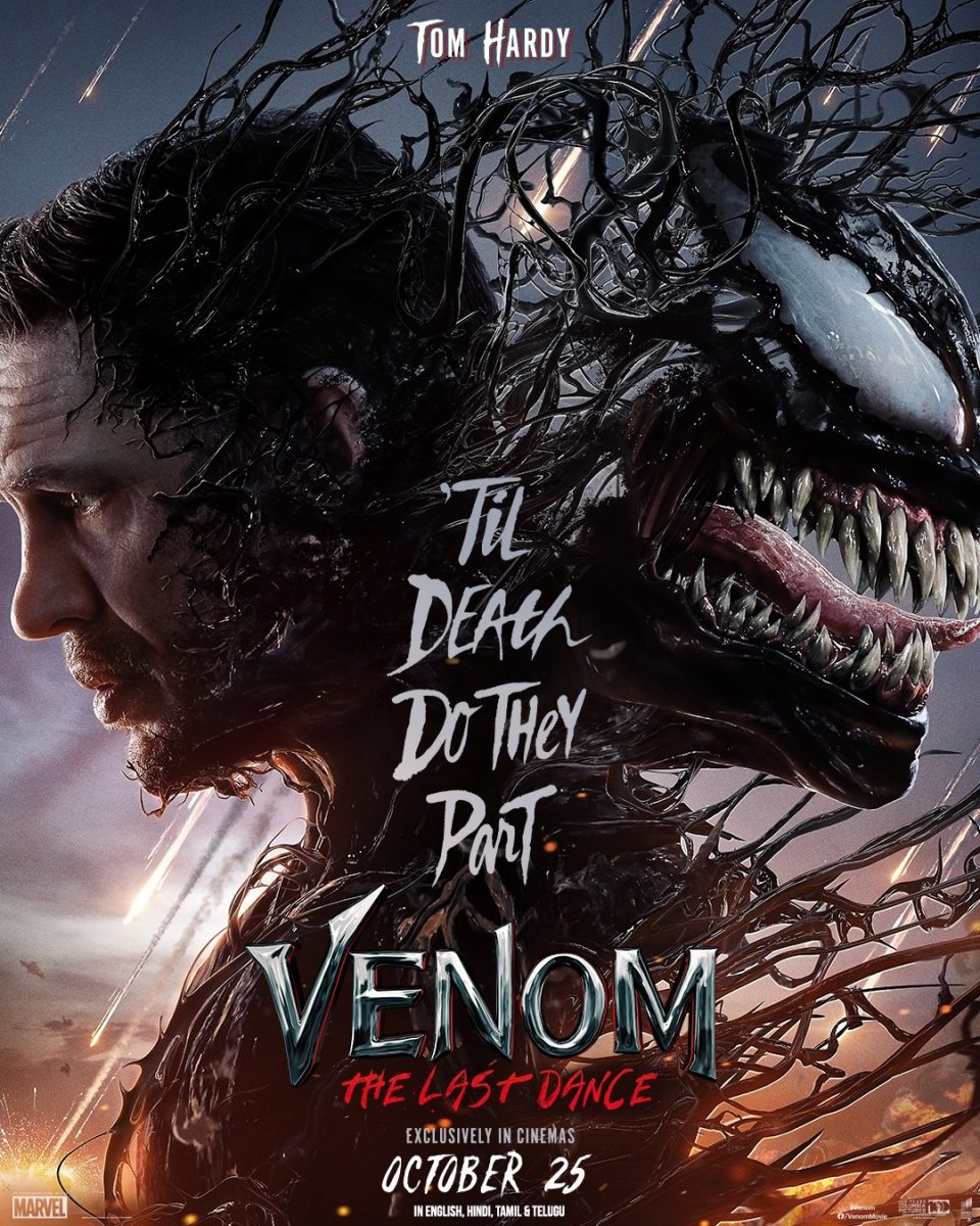 Promotional poster for "Venom: The Last Dance." 