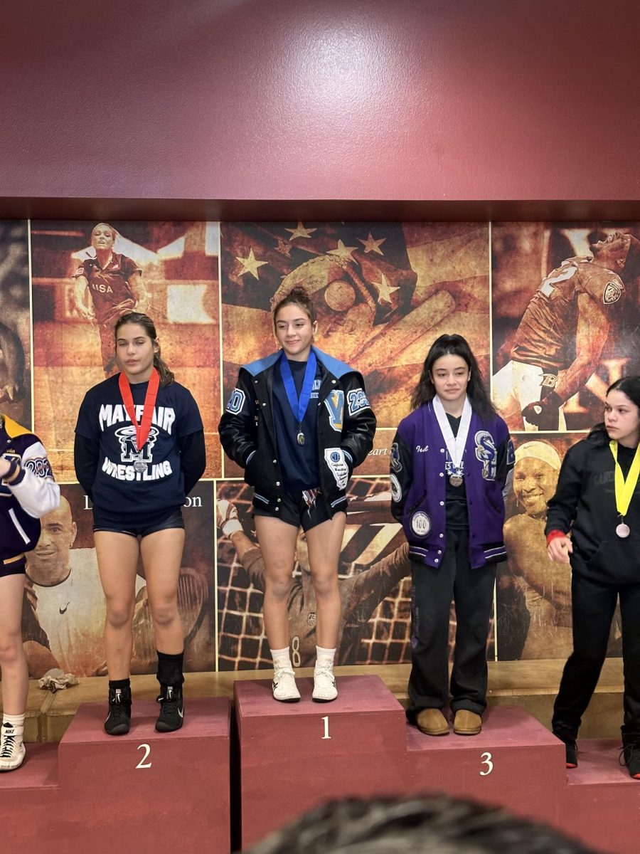 Eliana Garcia claims first place at the CIF individual tournament on Feb. 15.