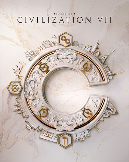 The standard cover for "Civilization VII."