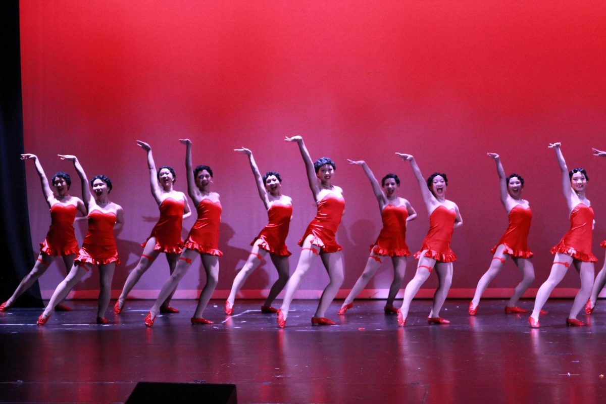 BOOP! on beat | Dance Team members perform “BOOP!” on closing night of the Dance Department’s final show,  “A Night to Remember.”