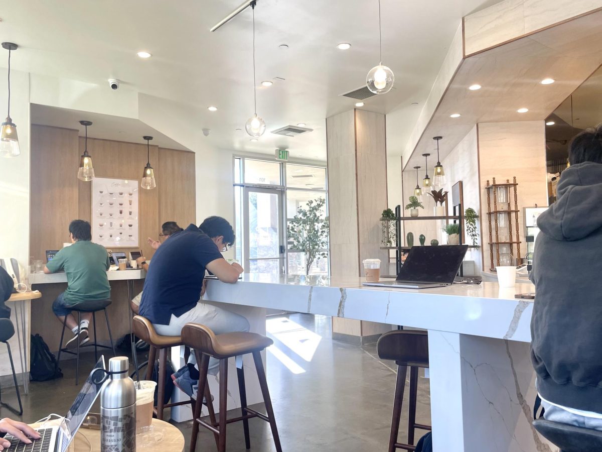 Outpost Coffee's newly remodeled interior.
