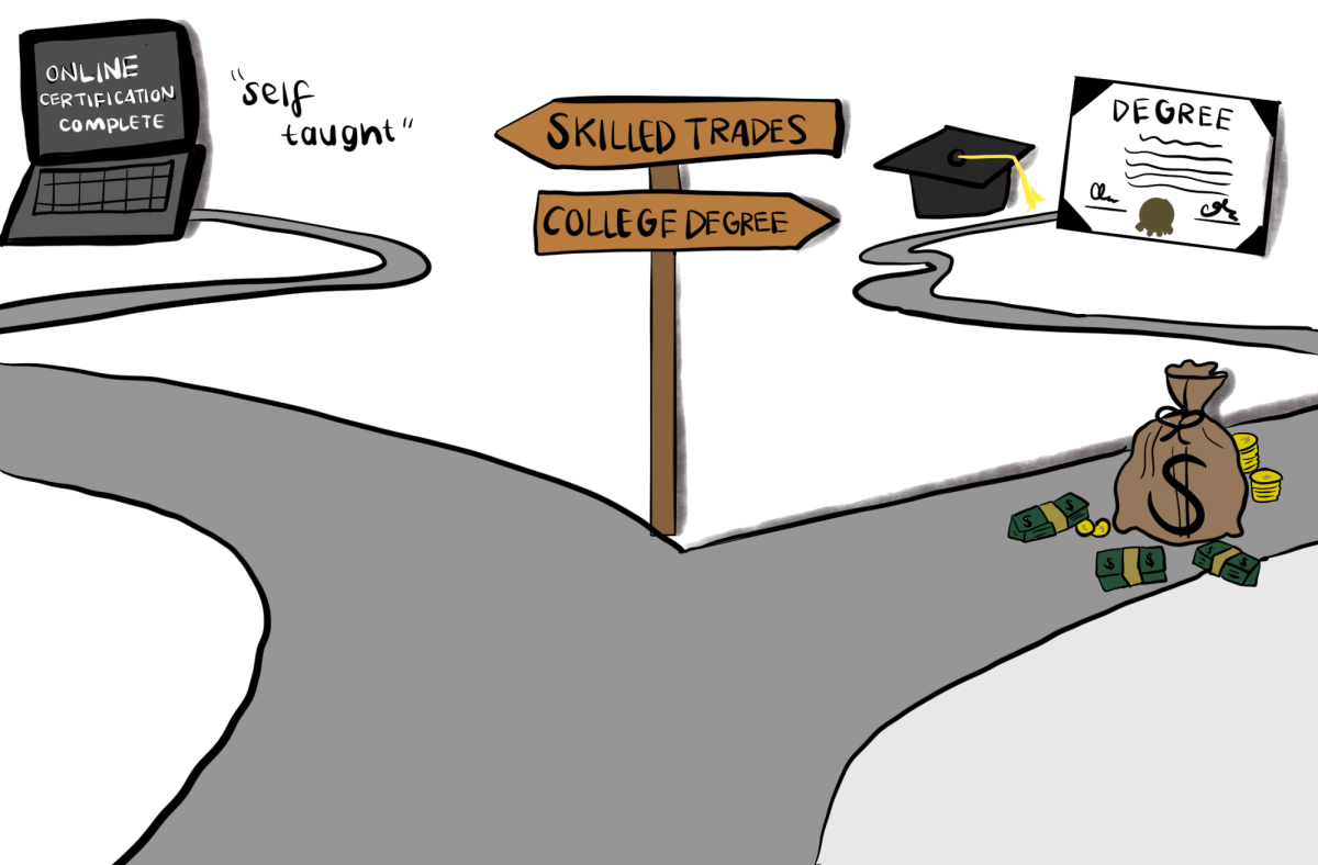 Rising alternatives challenge a college degree’s worth