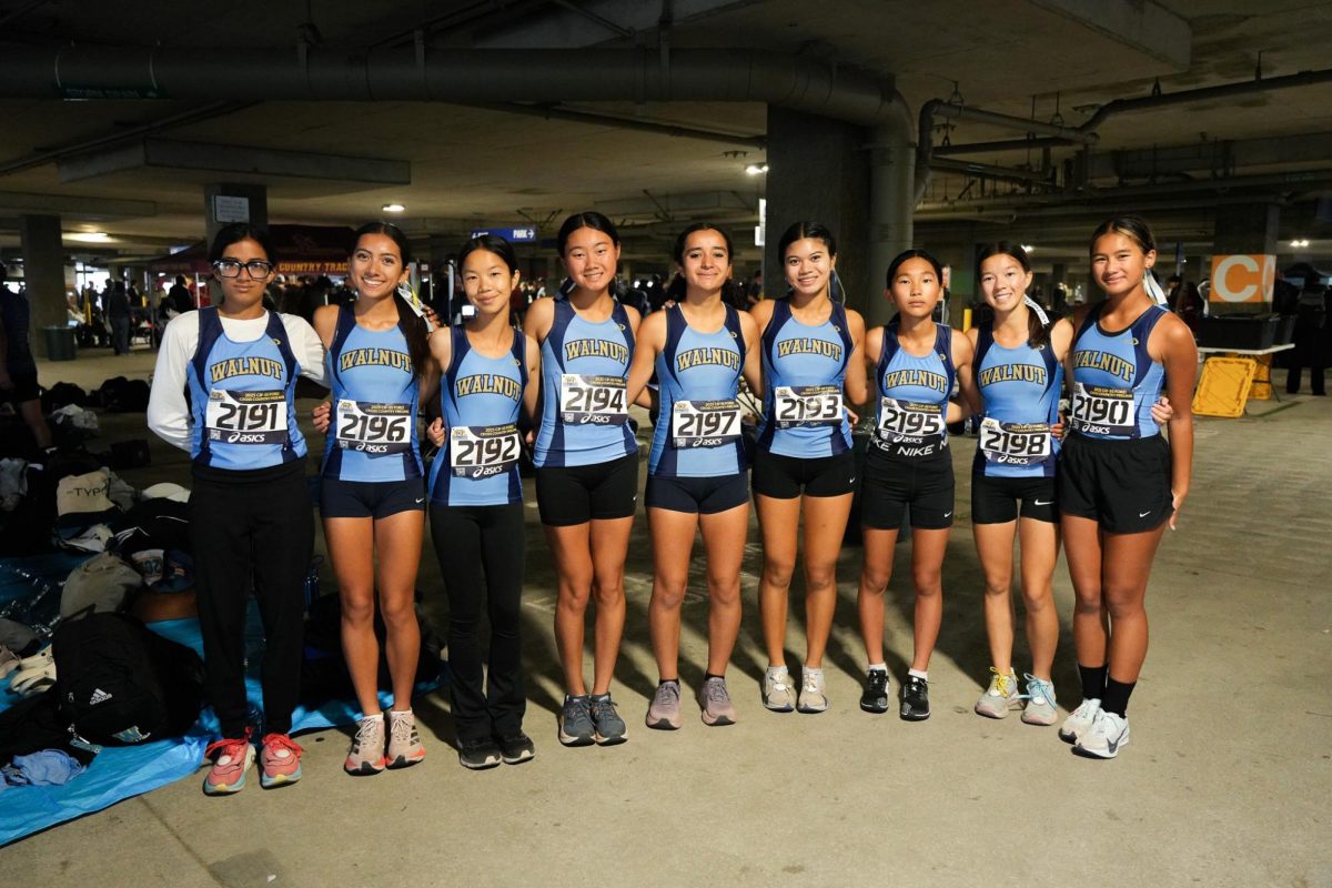 Girls cross country competes at Mt. SAC Nov. 14 2025 for CIF preliminaries. 