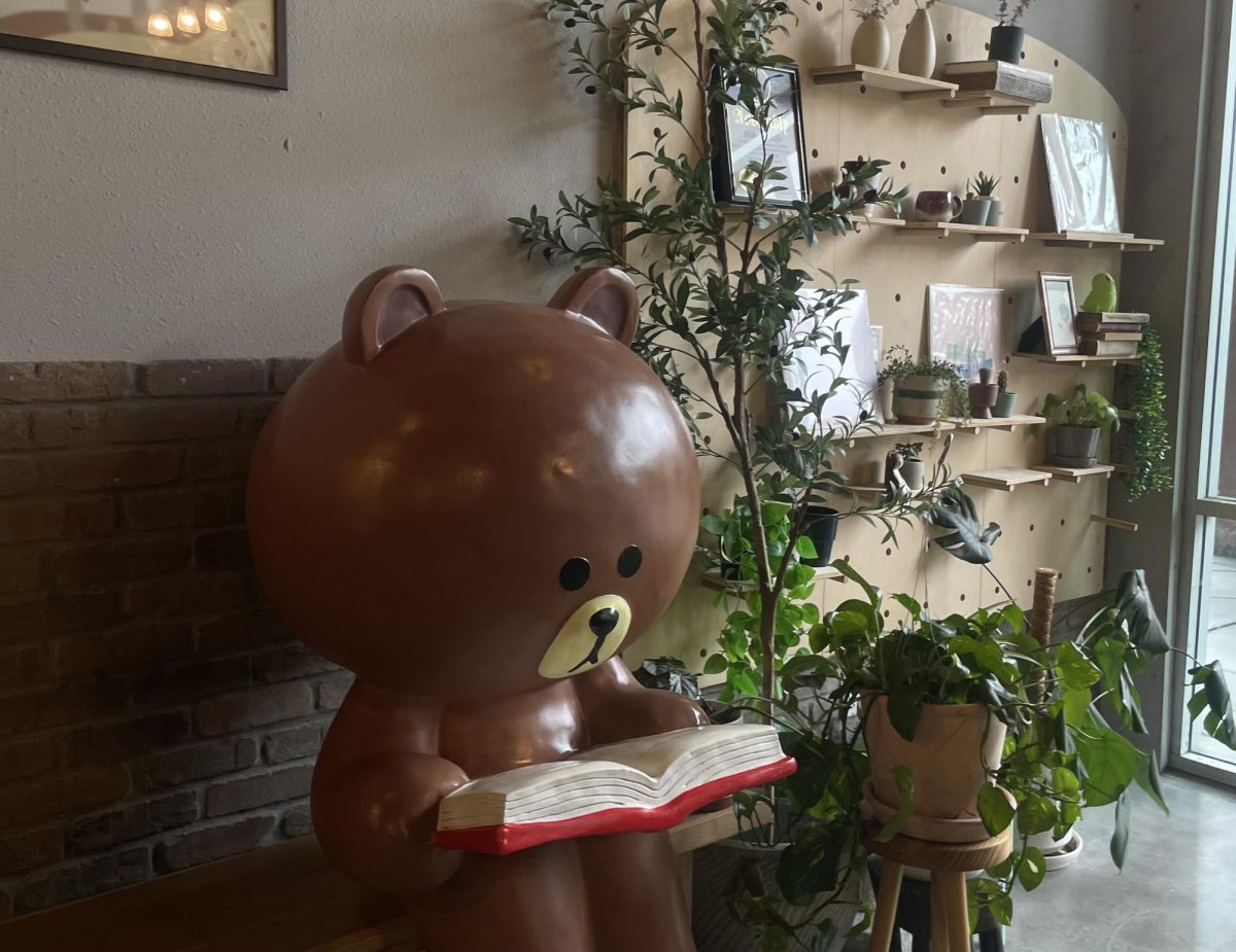 Bear-y cute | Above is the entrance of Hide Out Café at 18888 Labin Court, Suite C106 in Rowland Heights.