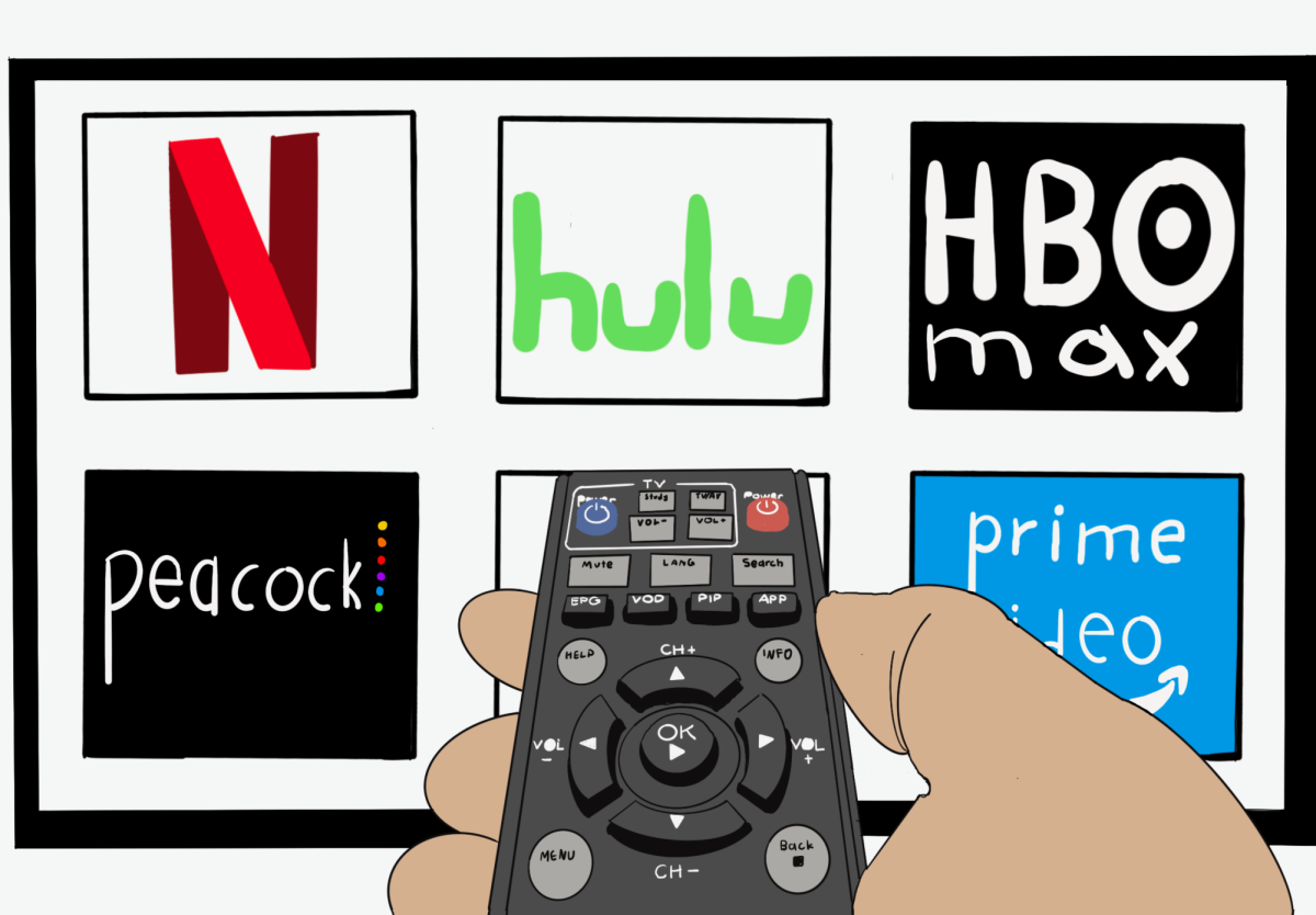Too much TV | Every night it becomes a challenge to choose between which streaming service to use to watch television.