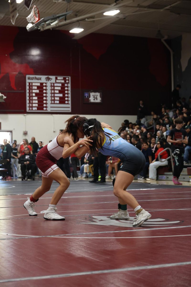 Senior Emi Yoshii getting ready to step in and dominate the competition.