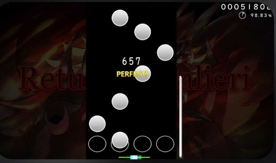 Sophomore Kelvin Chiu plays the rhythm game, "Osu."